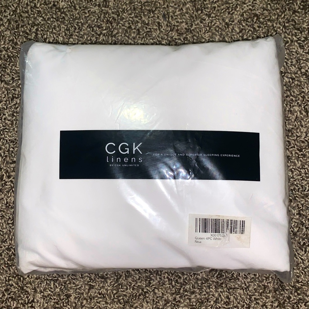 CGK linens 4 piece queen set